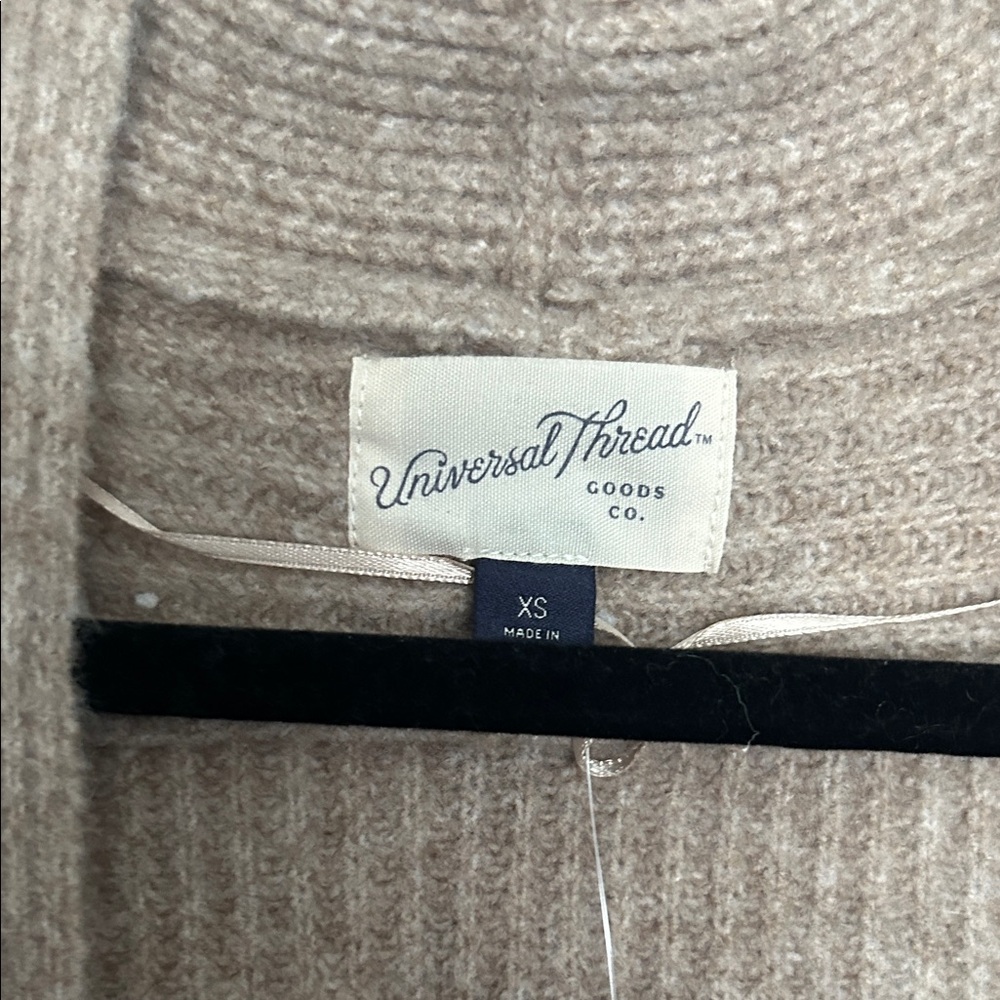 Universal Thread Tan Ribbed Cardigan - Picture 2 of 4